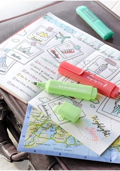 Faber-castell 46 Fosforlu Kalem 8 Pastel Renk 5030254626000
