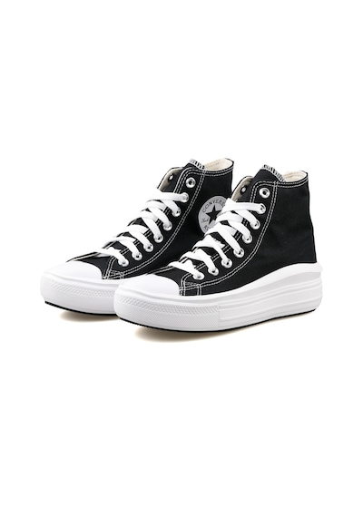 Converse Ctas Move Hi Kadın Günlük Ayakkabı 568497C Siyah-Siyah-36