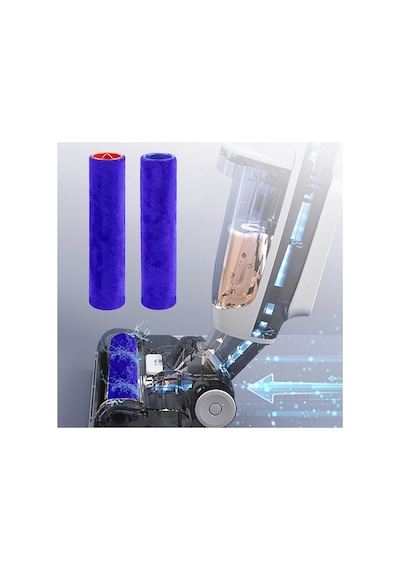 Dyson Wash G1 Islak Kuru Şarjlı Dikey Süpürge Uyumlu Yer Temizlik Rulosu 2 Set