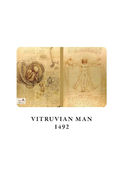 Da Vinci 4'lü Defter Seti, Renaissance Series, Çizgisiz, 48 Sayfa, 10.5x14cm