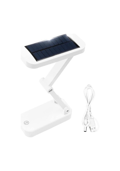Powermaster Pm-24440 Katlanabilir Dokunmatik Tuşlu Solar / Şarjlı Ledli Masa Lambası Şeffaf