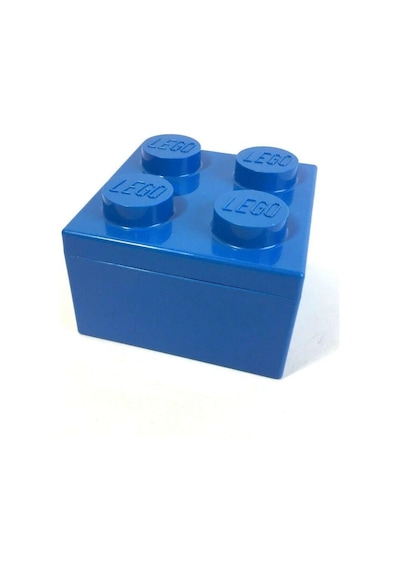 LEGO Storage 853235 2X2 Blue Food Box