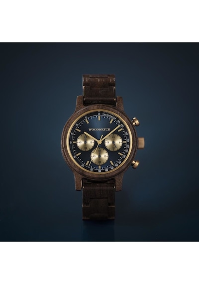 Woodwatch Ww-clc-1wbg Chrono Sailor Walnut Ahşap Erkek Kol Saati 41 Mm