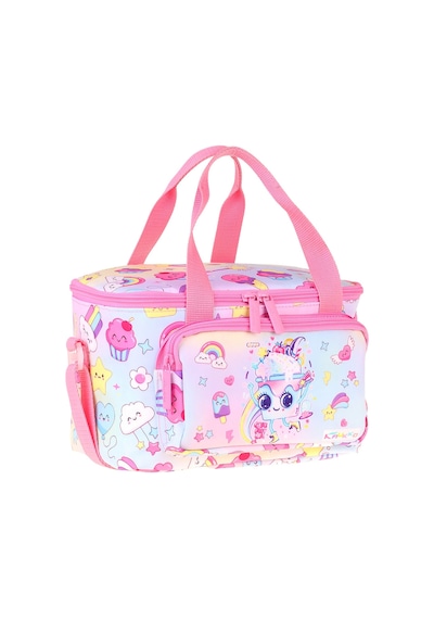 Kaukko Kids İki Bölmeli Thermo Okul Beslenme Çantası - Dondurma Desenli Pembe Renk Kız Çocuk - L5284 Pembe - Turkuaz Kaukko Kids İki Bölmeli Thermo Okul Beslenme Çantası - Dondurma Desenli Pembe Renk Kız Çocuk - L5284 Pembe - Turkuaz