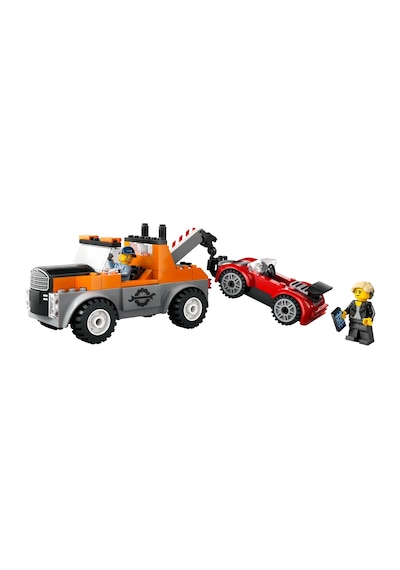 LEGO® City Çekici Kamyon ve Spor Araba Tamiri 60435 - 4+ Yaratıcı Oyuncak Yapım Seti (101 Parça)