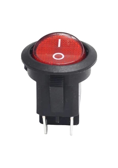 Ic-131-4 Yuvarlak Işıklı On-off Anahtar 4p