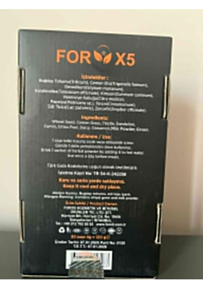 Forx5 Magic Enerji Ve Güç Artırıcı Vitamin Ve Mineral İçeren İçecek - 30 Paket İle Gün Boyu Enerji Desteği 120 G