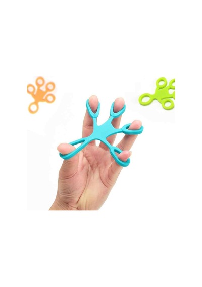 Finger . Silikon El Parmak Egzersiz Aparatı Sarı