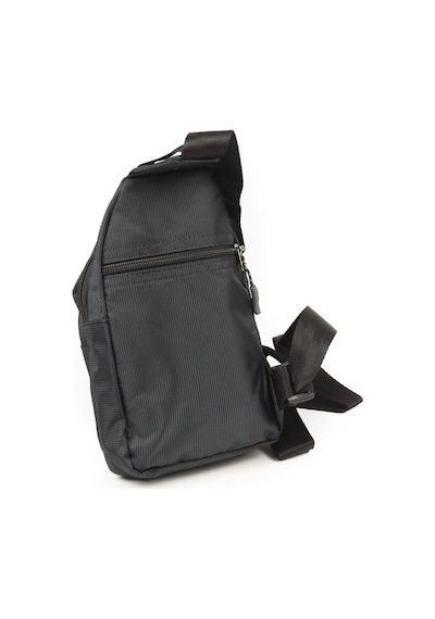 Küçük Boy Çapraz Göğüs El Ve Omuz Çantası Unisex Body Bag 955 Siyah - Gri
