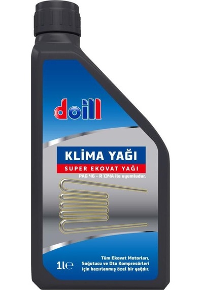 Doill Pag Klima Sistemi Yağı 46 500Ml R134 - Kompresör Yağı - Ekovat Yağı 1 L