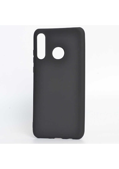 Kilifone - Huawei Uyumlu P30 Lite - Kılıf Mat Renkli Esnek Premier Silikon Kapak - Siyah
