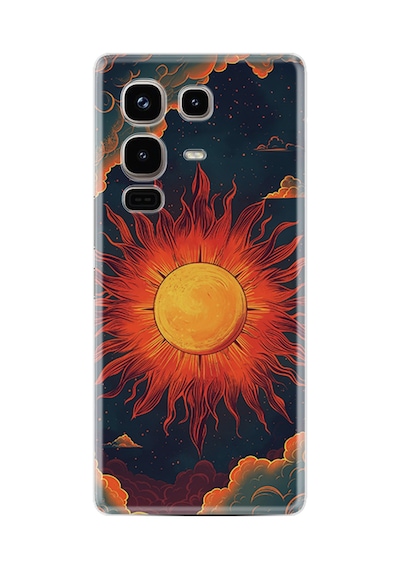Infinix Note 50 Pro 4g X6855 Kılıf Boutique Baskılı Resimli Güneş Pcode -017