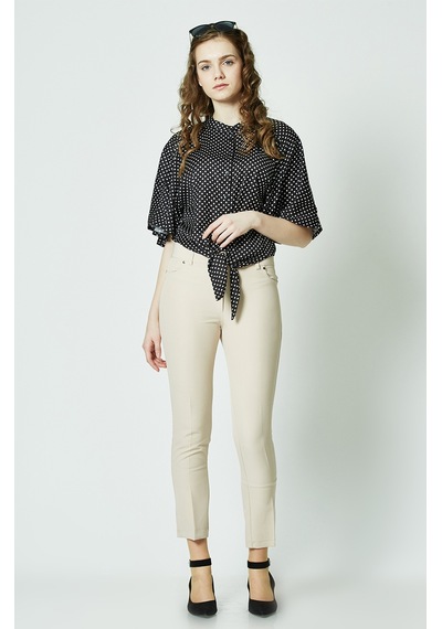 Soralline Kadın Kot Model Pantolon 1690 Tas-Taş
