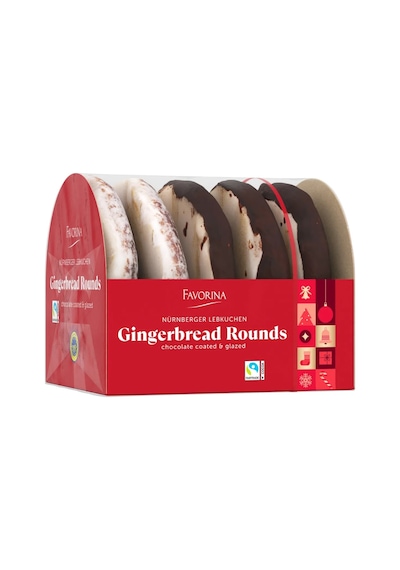 Favorina Nürnberger Lebkuchen - Gingerbread Rounds 300 G