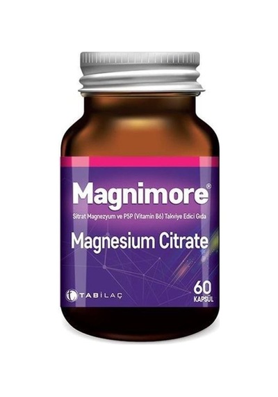 Magnimore Magnezyum Sitrat 60 Kapsül 8680133001604