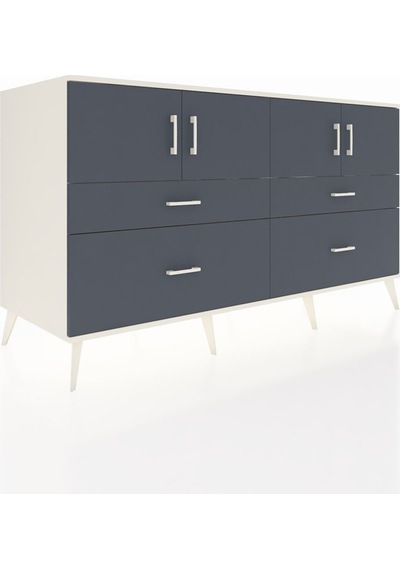Kronos Konsol 2 Raflı 4 Çekmeceli 4 Kapaklı 176x59x99 Aytaşı-antr Aytaşı-antrasit Kronos Konsol 2 Raflı 4 Çekmeceli 4 Kapaklı 176x59x99 Aytaşı-antr Aytaşı-antrasit