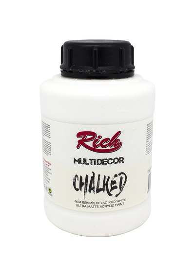Rich Multi Decor Chalked Akrilik Boya 4504 Eskimiş Beyaz 1250 Cc