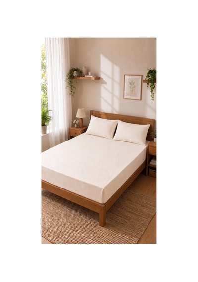 Çift Kişilik Lastikli Çarşaf Takımı 1 Lastikli Çarşaf 160 X 200 2 Yastık Kılıfı 50 X 70 Ekru - 717411501 Ekru Çift Kişilik Lastikli Çarşaf Takımı 1 Lastikli Çarşaf 160 X 200 2 Yastık Kılıfı 50 X 70 Ekru - 717411501 Ekru