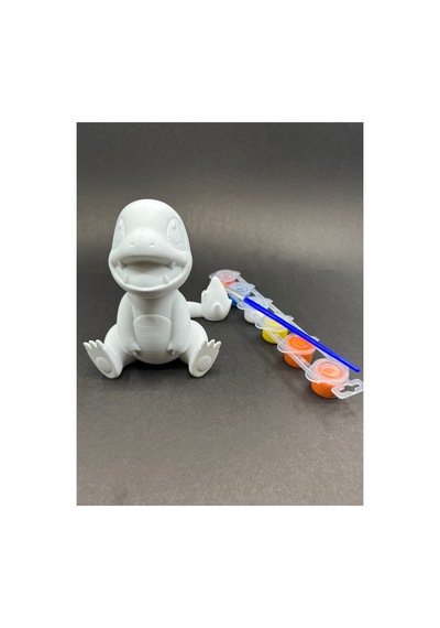 12 Cm Çocuklara Çiftlere Özel 3d Boyama Seti 6 Adet Boya Ve Fırça Dahil