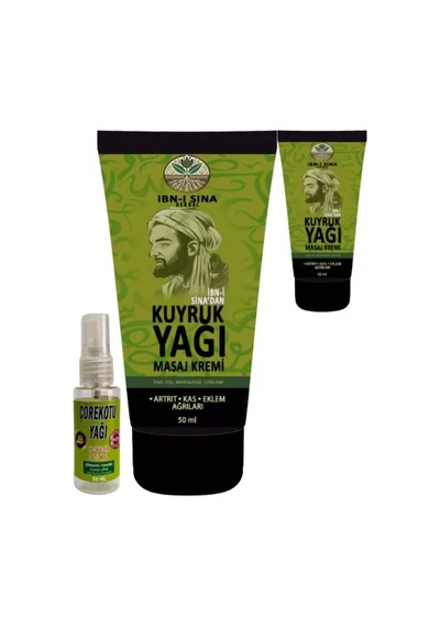 Hubrendy Sh 3 Adet Ibn-ı Sina Kuyruk Yağı Kremi 50 Ml + 1 Adet 30 Ml Çörek Otu Yağı 81633610