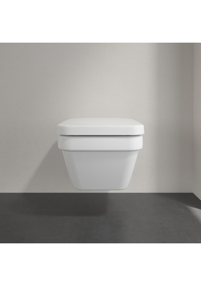 Villeroy and Boch 5685HR01 Architectura Kenarsız Duvara Monte Klozet, Yumuşak Kapanma Özellikli - 370 x 530 mm