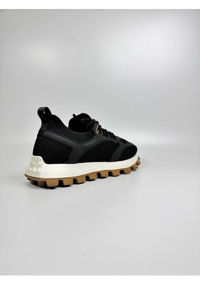 Daytex Triko Tekstil Saya Ultra Hafif Erkek Sneaker Spor Ayakkabı Siyah
