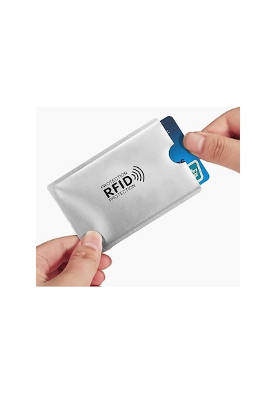 Temassız Kredi Banka Kimlik Kartı Koruyucu Kılıf Hırsızlık Önleyici Rfid Nfc 1 Adet