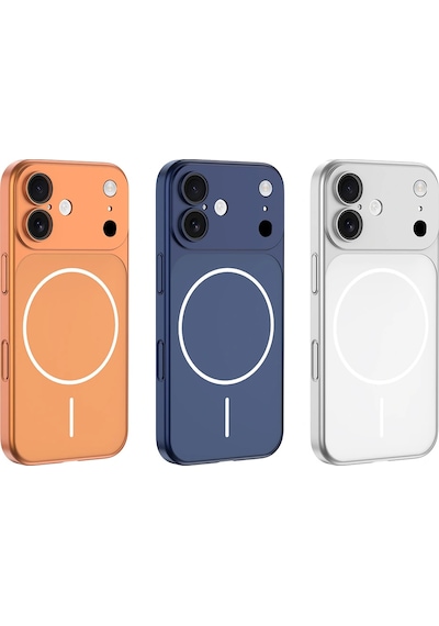 Apple Uyumlu iPhone 16 Kılıf Zore M-safe Şarj Özellikli Kamera Korumalı Spark Kapak