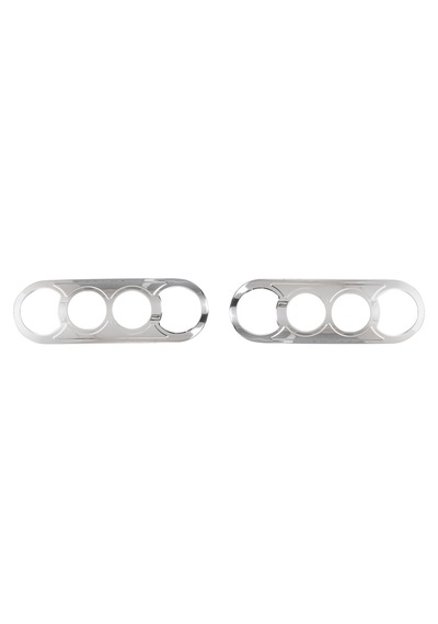 Ford Transit Kamyonet Uyumlu 2007-2019 Krom Stop Çerçevesi 2 Parça Paslanmaz Çelik