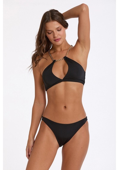 Angbutik Argento 1366-3056 Kadın Büstiyer Bikini Takımı Siyah