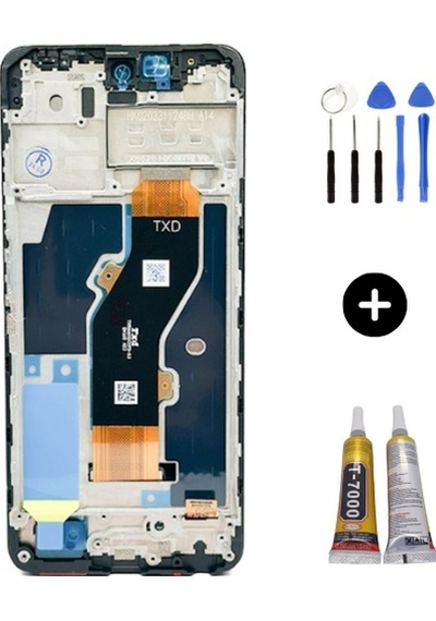İnfinix Hot 40i Uyumlu Çıtalı Oled Lcd Ekran Dokunmatik + Montaj Seti