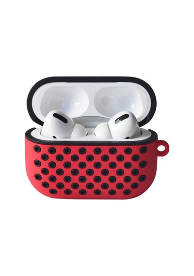 Ilkeshop Newface Airpods Pro 2 2.nesil Spor Delikli Kılıf - Kırmızı-siyah