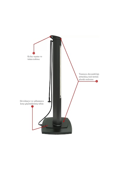 MirKraft Energy 2500 W Infrared Isıtıcı