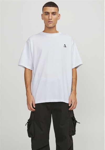 Jack & Jones Sirt Ve Gögüs Baskili Tisört - Triangle 12253435 Beyaz Yeşil Jack & Jones Sirt Ve Gögüs Baskili Tisört - Triangle 12253435 Beyaz Yeşil