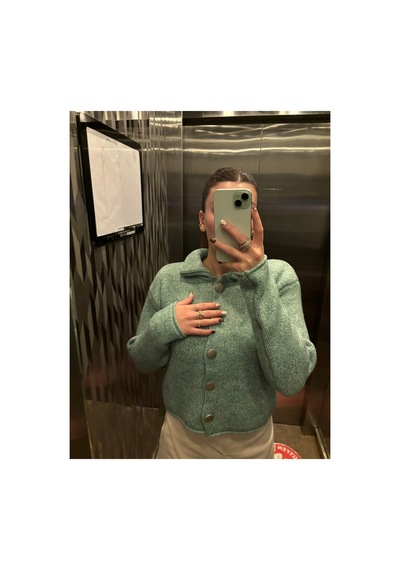 Genel Markalar Kadın Turkuaz Polo Yaka Düğmeli Oversize Triko Hırka Uzun Kollu Basic Günlük Hırka Turkuaz 923228701 Turkuaz Genel Markalar Kadın Turkuaz Polo Yaka Düğmeli Oversize Triko Hırka Uzun Kollu Basic Günlük Hırka Turkuaz 923228701 Turkuaz