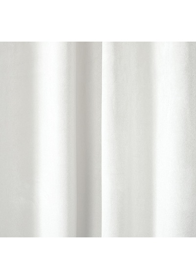 Exclusive Home Curtains, Kadife Pp Pinch Pileli Perde Paneli, 27x84, Kış Beyazı