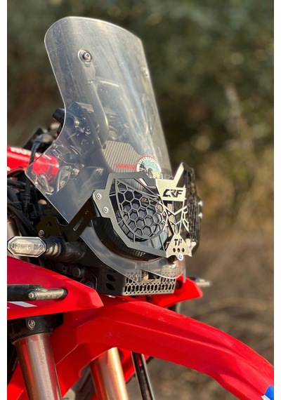 Honda Crf250 Rally Far Koruyucu 2017 2026 Siyah/ Crf 250 Rally Far Koruma