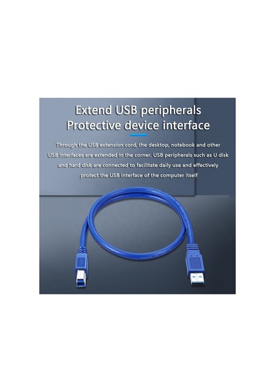 Sp-u3rbl030 3 Metre Usb 3.0 Am-bm Data Kablosu