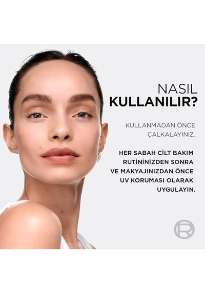 Ayrex L'oreal Parıs Bright Reveal Spf50, Koyu Leke Karşıtı Fluid Günlük Yüz Güneş Kremi 50ml