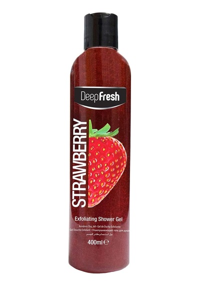 Peeling Etkili Arındırıcı Duş Jeli 400 Ml Çilek Açık Mavi
