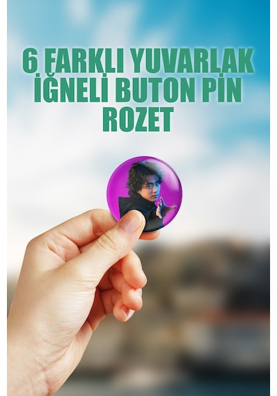The Uncanny Counter Çanta Süsü Rozet İğneli Buton Rozet Seti 6 Adet Altılı
