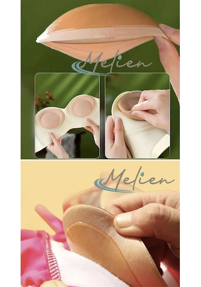 2 Beden Büyüten Silikon Yapışkanlı Abiye Gelinlik Elbise Mayo Göğüs Kaldırıcı Push Up Sütyen Pedi