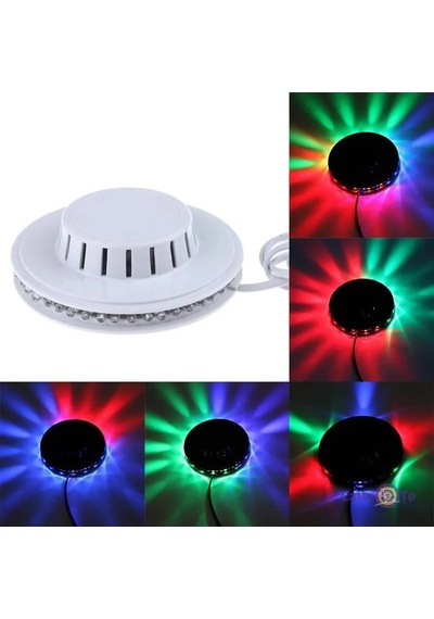 Jenerik Fithome M29 48 Led Rgb Otomatik Renk Değiştiren Dönen Ayçiçeği Ufo Led Çok Renkli