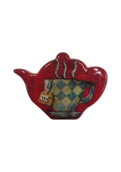 Tea Temalı Buzdolabı Magneti