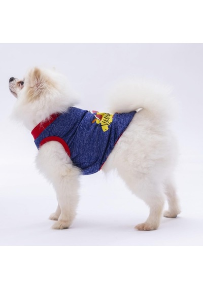 Pawstar Lacivert Summer Time Kedi Köpek Tişörtü Kıyafeti