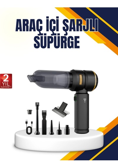 15000 Pa Emiş Gücü Ve H.a Üfleme Özellikli Şarjlı Süpürge