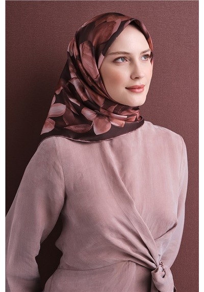 Armine Saf İpek Sura Eşarp 9632d 55 Kese Kağıdı