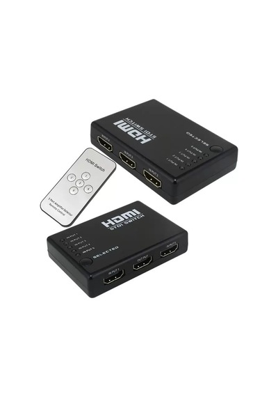 Pm-8342 5 Giriş 1 Çıkış Hdmı 2.0 4k 60hz Switcher Toplayıcı Kumandalı