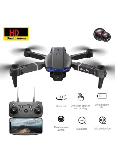 E99 Kumandalı, Katlanabilir, Profesyonel Hd Kamera, Wifi, Drone