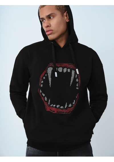 LOFT Oversize Erkek Sweatshirt Lf2036919 Q1.v1 Siyah